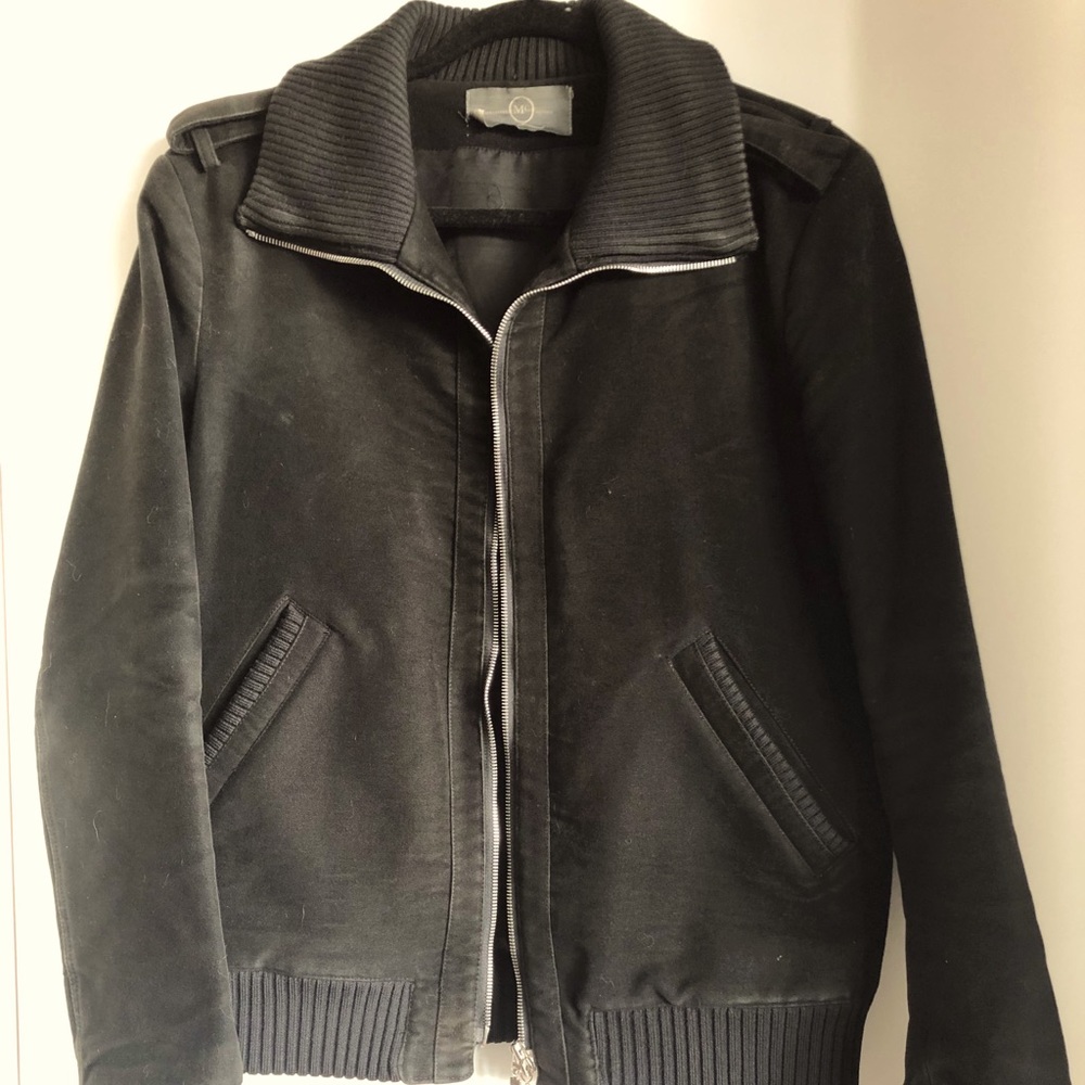 Alexander McQueen men’s suede bomber sz medium